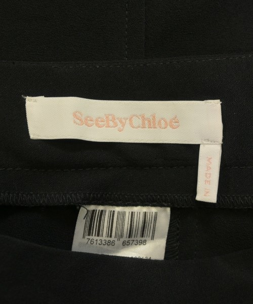 See By Chloe（シー　バイ　クロエ）ミニスカート 黒 サイズ:34(XXS位) レディース/2200621459043