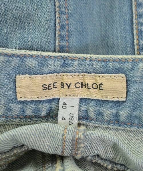 See By Chloe（シー　バイ　クロエ）ミニスカート 青 サイズ:36(XS位) レディース/2200613858106