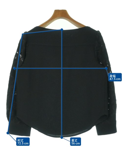 See By Chloe（シー　バイ　クロエ）ブラウス 黒 サイズ:34(XS位) レディース/2200614295085