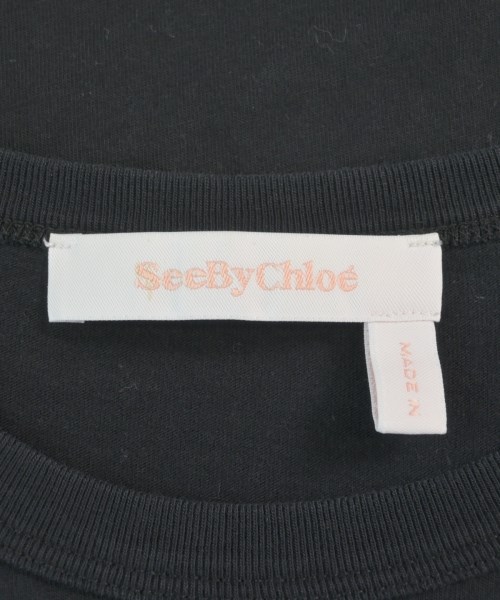 See By Chloe（シー　バイ　クロエ）Tシャツ・カットソー 黒 サイズ:XS レディース/2200626555139