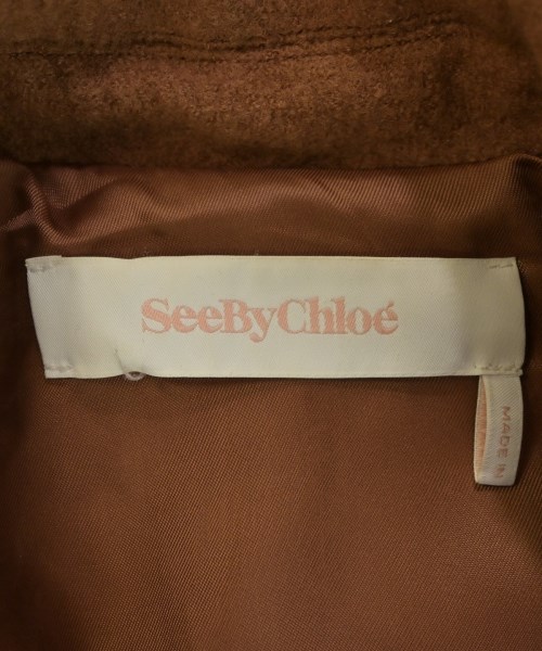 See By Chloe（シー　バイ　クロエ）チェスターコート 茶 サイズ:34(XXS位) レディース/2200630973011