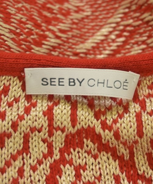 See By Chloe（シー　バイ　クロエ）ニット・セーター 赤 サイズ:38(S位) レディース/2200632783038