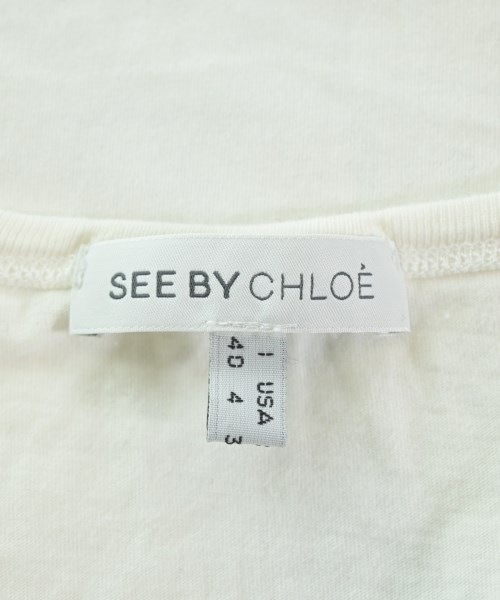 See By Chloe（シー　バイ　クロエ）Tシャツ・カットソー 白 サイズ:40(M位) レディース/2200621173192