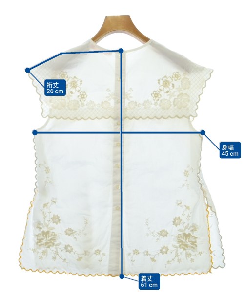 See By Chloe（シー　バイ　クロエ）ブラウス 白 サイズ:34(XXS位) レディース/2200609219058
