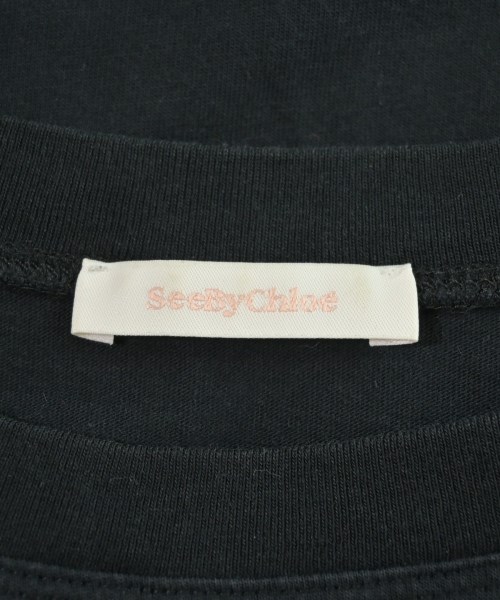 See By Chloe（シー　バイ　クロエ）Tシャツ・カットソー 黒 サイズ:XS レディース/2200609219065