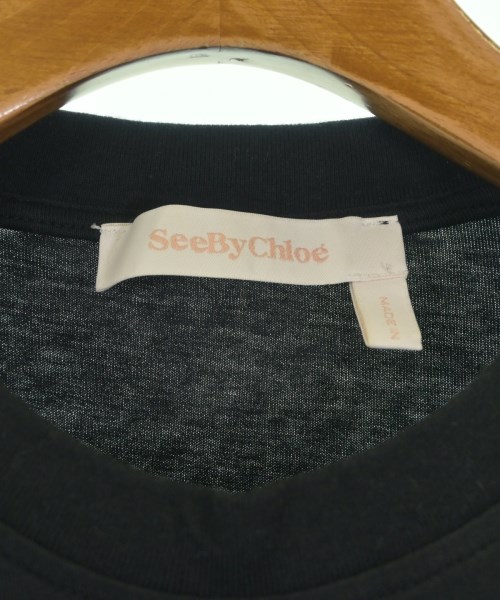 See By Chloe（シー　バイ　クロエ）Tシャツ・カットソー 黒 サイズ:S レディース/2200609219102