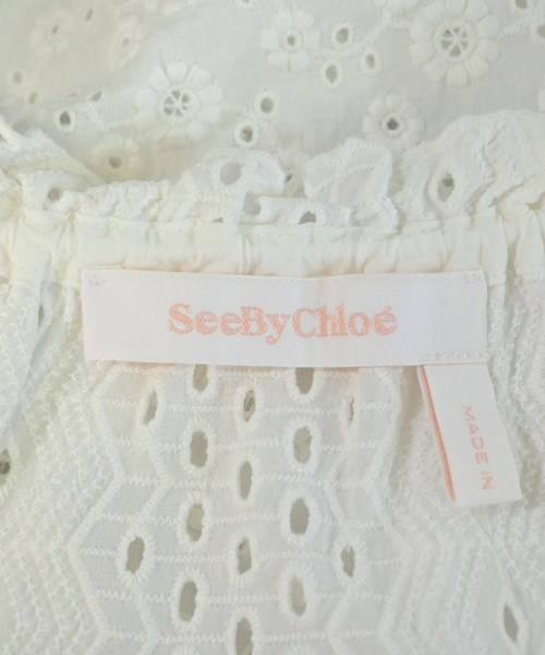See By Chloe（シー　バイ　クロエ）ブラウス 白 サイズ:34(XXS位) レディース/2200609219140