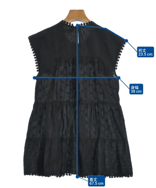 See By Chloe（シー　バイ　クロエ）ブラウス 黒 サイズ:36(XS位) レディース/2200609219171