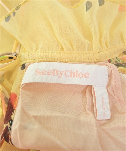 See By Chloe（シー　バイ　クロエ）ワンピース 黄 サイズ:36(XS位) レディース/2200601059614