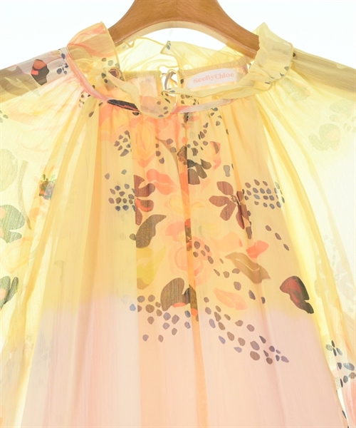 See By Chloe（シー　バイ　クロエ）ワンピース 黄 サイズ:36(XS位) レディース/2200601059614