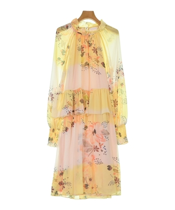 See By Chloe（シー バイ クロエ）ワンピース 黄 サイズ:36(XS位