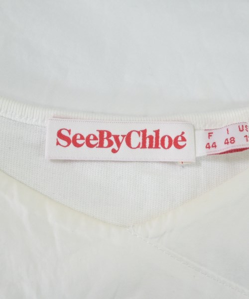 See By Chloe（シー　バイ　クロエ）ノースリーブ 白 サイズ:48(XXL位) レディース/2200617133032