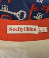 See By Chloe（シー　バイ　クロエ）ブラウス 紺 サイズ:46(XL位) レディース/2200617136132