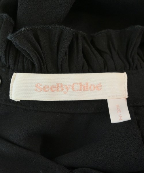 See By Chloe（シー　バイ　クロエ）カジュアルシャツ 黒 サイズ:36(XS位) レディース/2200559999178
