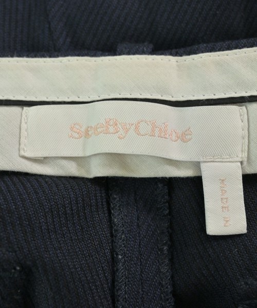 See By Chloe（シー　バイ　クロエ）スラックス 紺 サイズ:36(XS位) レディース/2200672799020