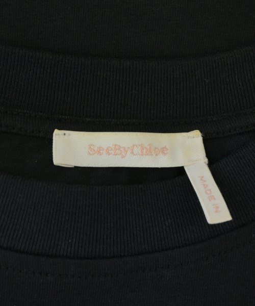 See By Chloe（シー　バイ　クロエ）Tシャツ・カットソー 黒 サイズ:S レディース/2200669814088