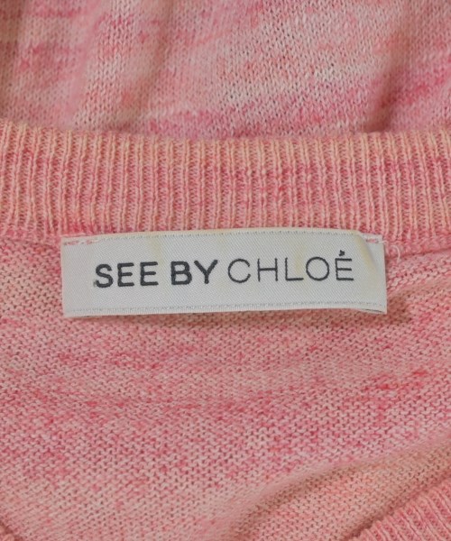 See By Chloe（シー　バイ　クロエ）カーディガン ピンク サイズ:38(S位) レディース/2200672276026