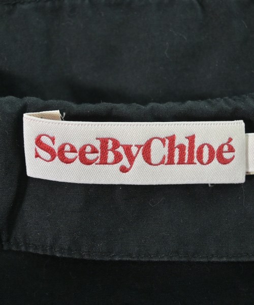 See By Chloe（シー　バイ　クロエ）ブラウス 黒 サイズ:36(XS位) レディース/2200670954070