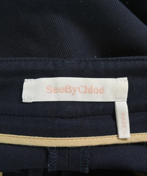 See By Chloe（シー　バイ　クロエ）スラックス 紺 サイズ:34(XXS位) レディース/2200672148026