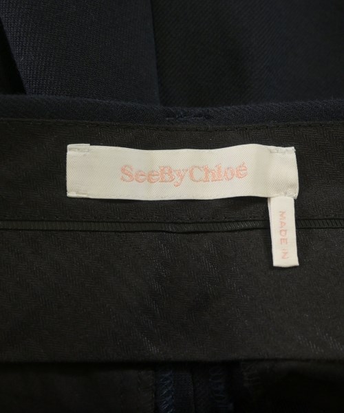 See By Chloe（シー　バイ　クロエ）スラックス 紺 サイズ:36(XS位) レディース/2200674439030