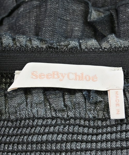 See By Chloe（シー　バイ　クロエ）ロング・マキシ丈スカート 紺 サイズ:34(XS位) レディース/2200674439078