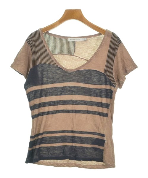 See By Chloe(シー　バイ　クロエ)Tシャツ・カットソー 茶 サイズ:38(S位)/2200675435017