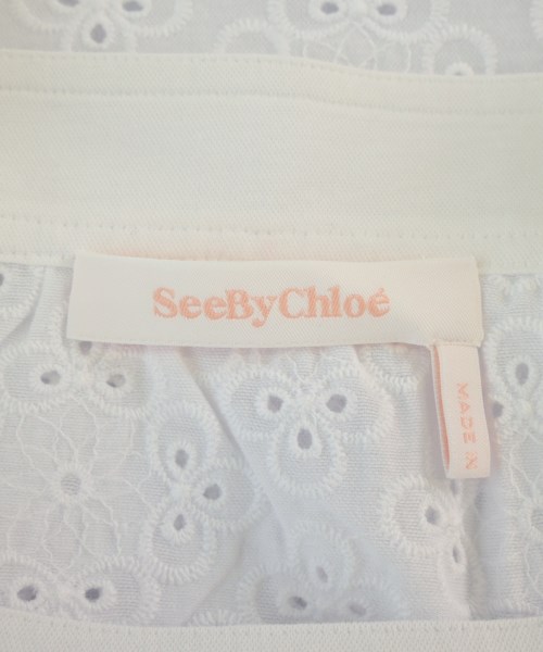 See By Chloe（シー　バイ　クロエ）Tシャツ・カットソー 白 サイズ:XS レディース/2200676898071