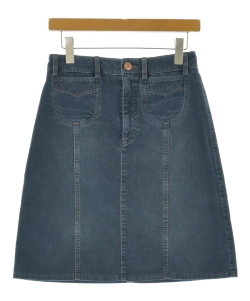 See By Chloe(シー　バイ　クロエ)ひざ丈スカート 紺 サイズ:36(XS位)/2200676578225