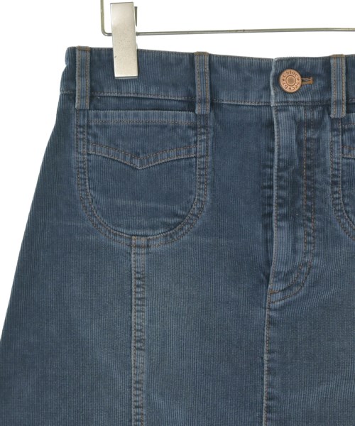 See By Chloe（シー　バイ　クロエ）ひざ丈スカート 紺 サイズ:36(XS位) レディース/2200676578225