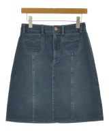 See By Chloe（シー　バイ　クロエ）ひざ丈スカート 紺 サイズ:36(XS位) レディース/2200676578225