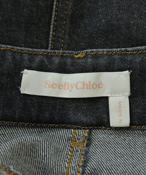 See By Chloe（シー　バイ　クロエ）ひざ丈スカート 黒 サイズ:36(XS位) レディース/2200676578232