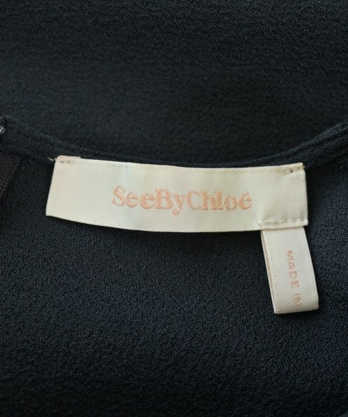 See By Chloe（シー　バイ　クロエ）ブラウス 紺 サイズ:34(XS位) レディース/2200674338050