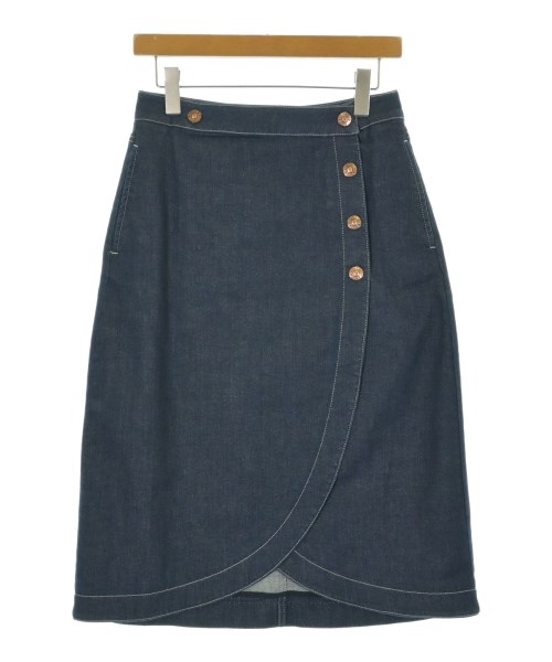 See By Chloe(シー　バイ　クロエ)ロング・マキシ丈スカート 紺 サイズ:38(S位)/2200674338074