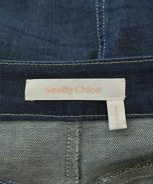 See By Chloe（シー　バイ　クロエ）ロング・マキシ丈スカート 紺 サイズ:38(S位) レディース/2200674338074