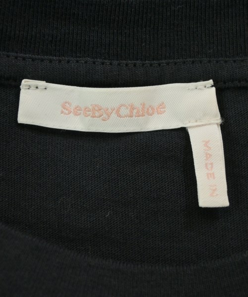 See By Chloe（シー　バイ　クロエ）Tシャツ・カットソー 黒 サイズ:XS レディース/2200679751038