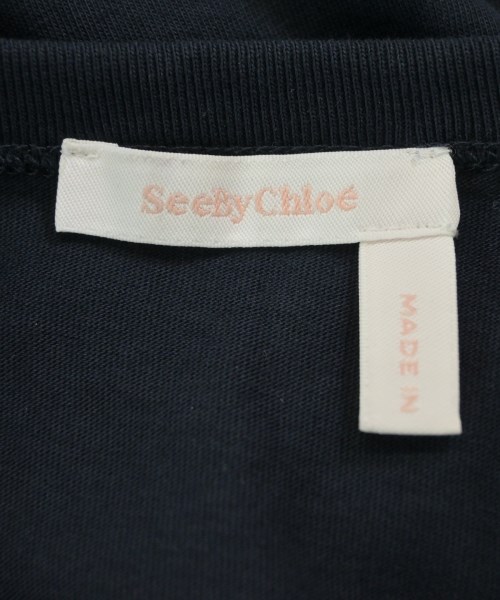 See By Chloe（シー　バイ　クロエ）Tシャツ・カットソー 紺 サイズ:S レディース/2200679751045
