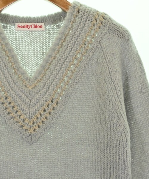 See By Chloe（シー　バイ　クロエ）ニット・セーター グレー サイズ:38(S位) レディース/2200675699112