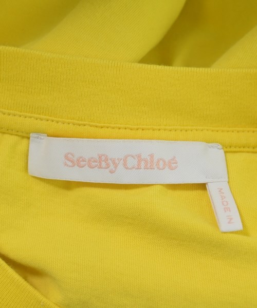 See By Chloe（シー　バイ　クロエ）Tシャツ・カットソー 黄 サイズ:M レディース/2200681103061