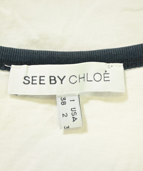 See By Chloe（シー　バイ　クロエ）Tシャツ・カットソー 白 サイズ:38(S位) レディース/2200687621057