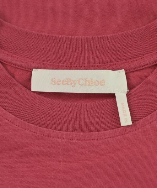 See By Chloe（シー　バイ　クロエ）Tシャツ・カットソー ピンク サイズ:S レディース/2200692757031