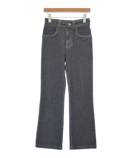 See By Chloe(シー　バイ　クロエ)デニムパンツ 黒 サイズ:25(S位)/2200695166311