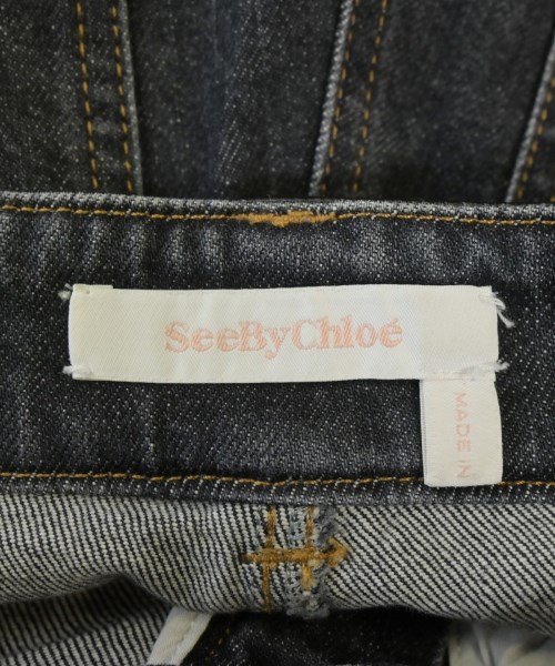 See By Chloe（シー　バイ　クロエ）デニムパンツ 黒 サイズ:25(S位) レディース/2200695166311