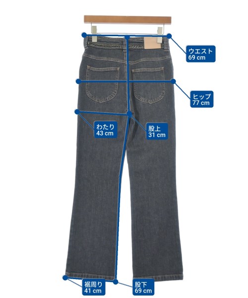 See By Chloe（シー　バイ　クロエ）デニムパンツ 黒 サイズ:25(S位) レディース/2200695166311