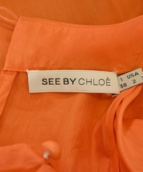 See By Chloe（シー　バイ　クロエ）ブラウス オレンジ サイズ:38(S位) レディース/2200692505144