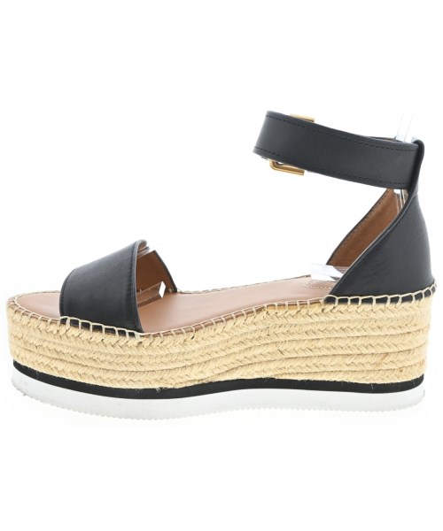 See By Chloe（シー　バイ　クロエ）サンダル 黒 サイズ:EU38(24.5cm位) レディース/2200694896042