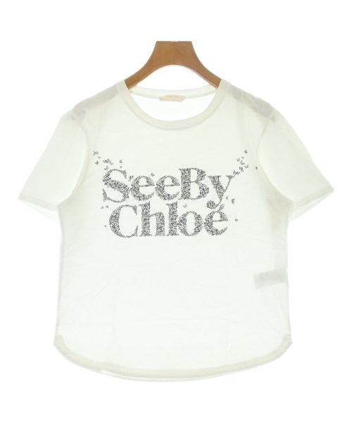 See By Chloe(シー　バイ　クロエ)Tシャツ・カットソー 白 サイズ:S/2200650465091