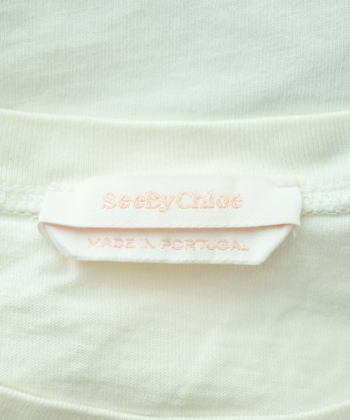 See By Chloe（シー　バイ　クロエ）Tシャツ・カットソー 白 サイズ:S レディース/2200650465091