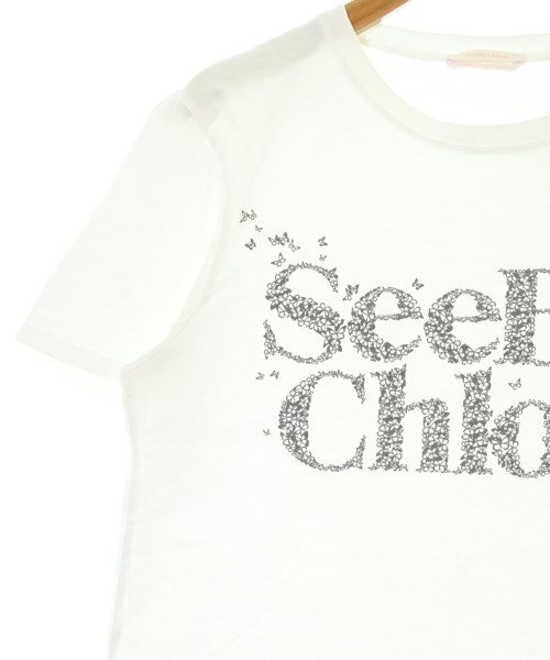 See By Chloe（シー　バイ　クロエ）Tシャツ・カットソー 白 サイズ:S レディース/2200650465091
