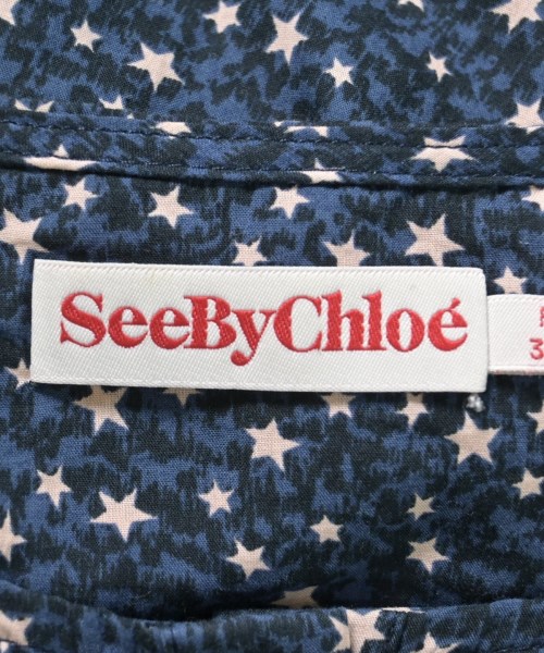 See By Chloe（シー　バイ　クロエ）ワンピース 紺 サイズ:38(S位) レディース/2200648744016