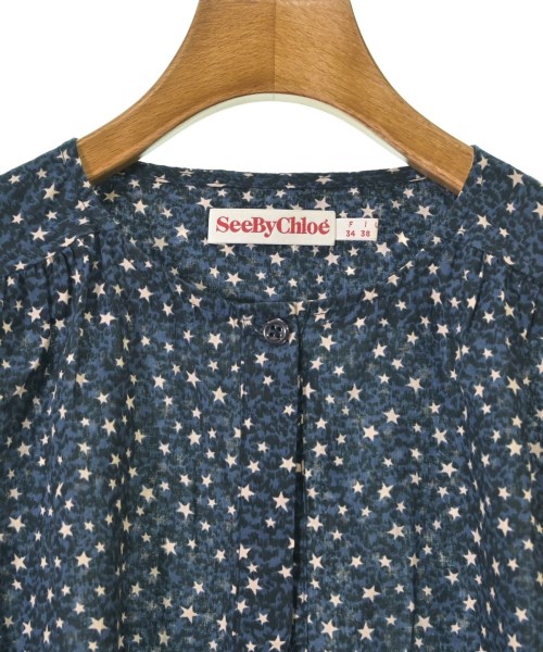 See By Chloe（シー　バイ　クロエ）ワンピース 紺 サイズ:38(S位) レディース/2200648744016